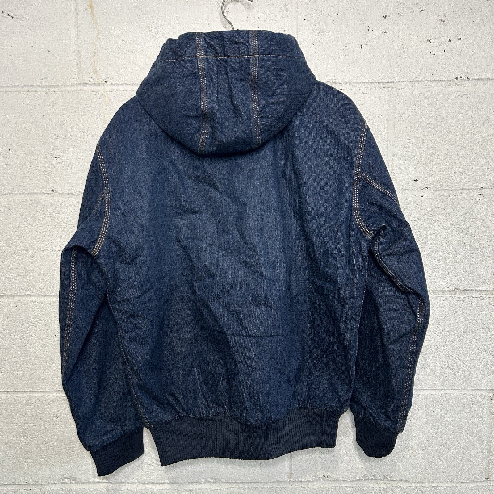Carhartt 50th Anniversary Plaid-Lined Active Jacket “Denim” OJ6976-M Men’s S New
