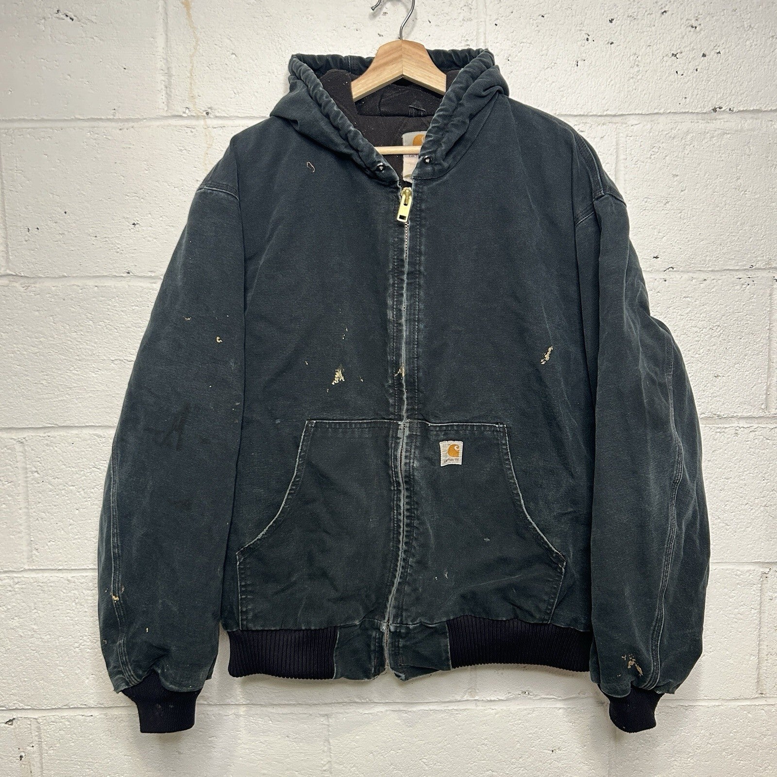 Vintage Carhartt Quilted Active Jacket “Black” J140 BLK Men’s X-Large