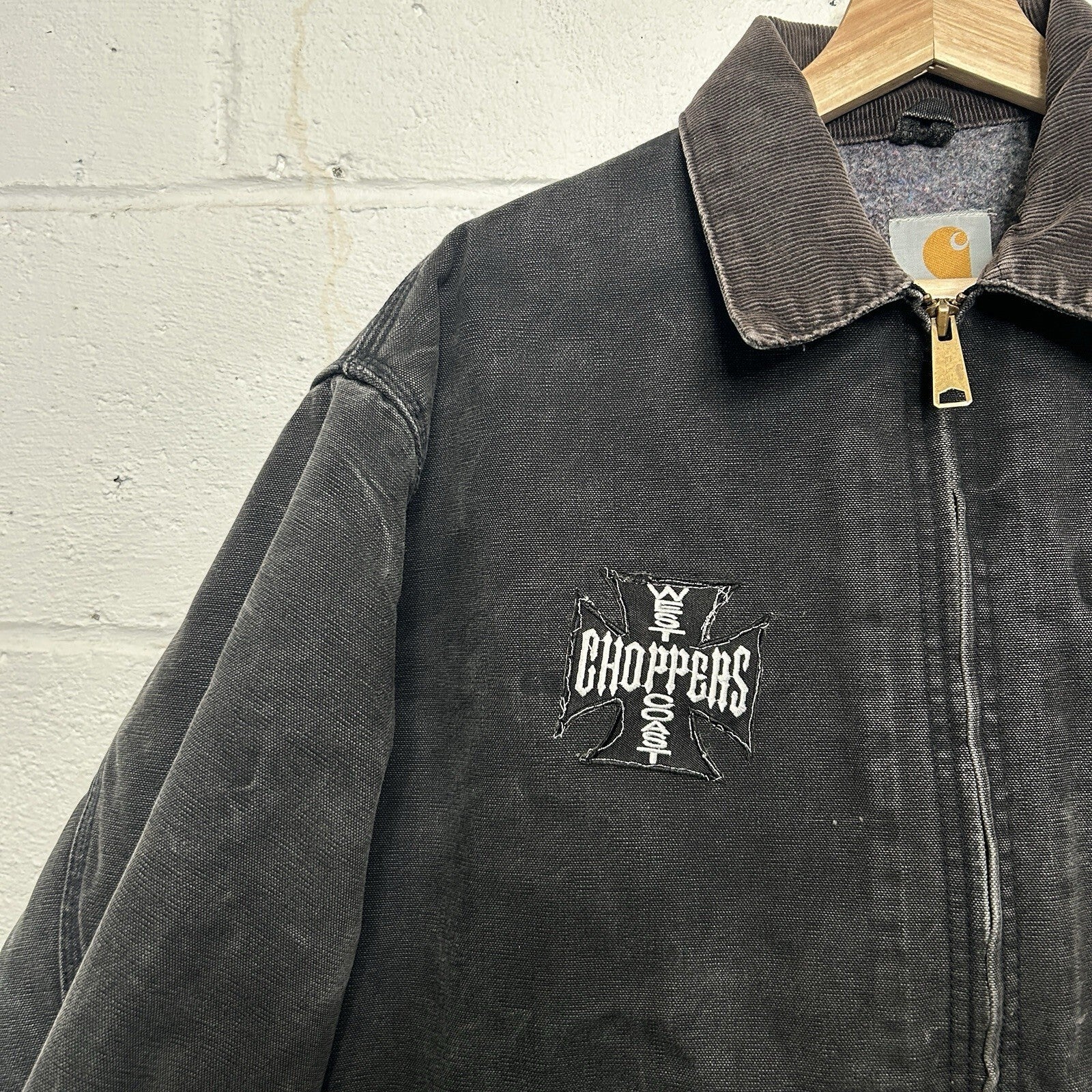 VTG Carhartt Blanket-Lined Detroit Jacket “Black” J01 BLK West Coast Choppers