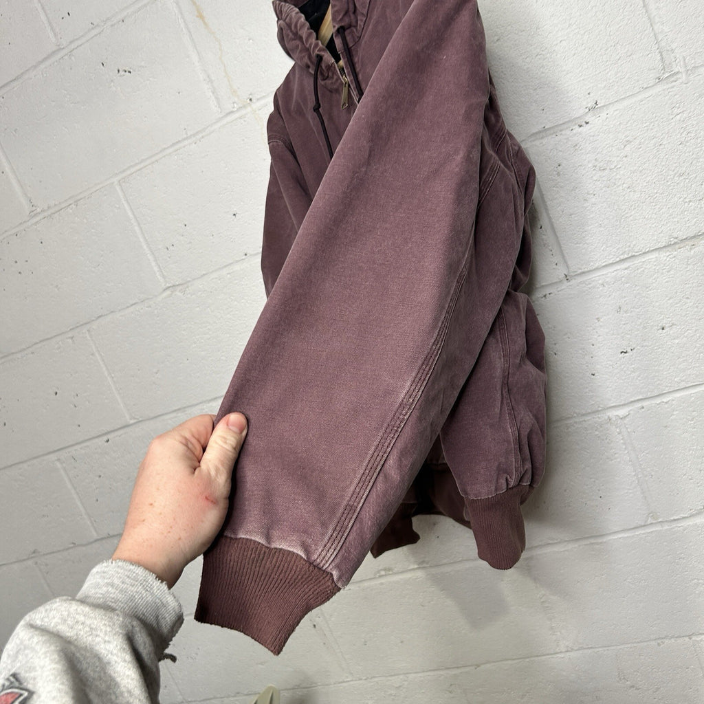 Vintage Carhartt Quilted Active Jacket “Deep Plum” WJ130 DPM Women’s Large