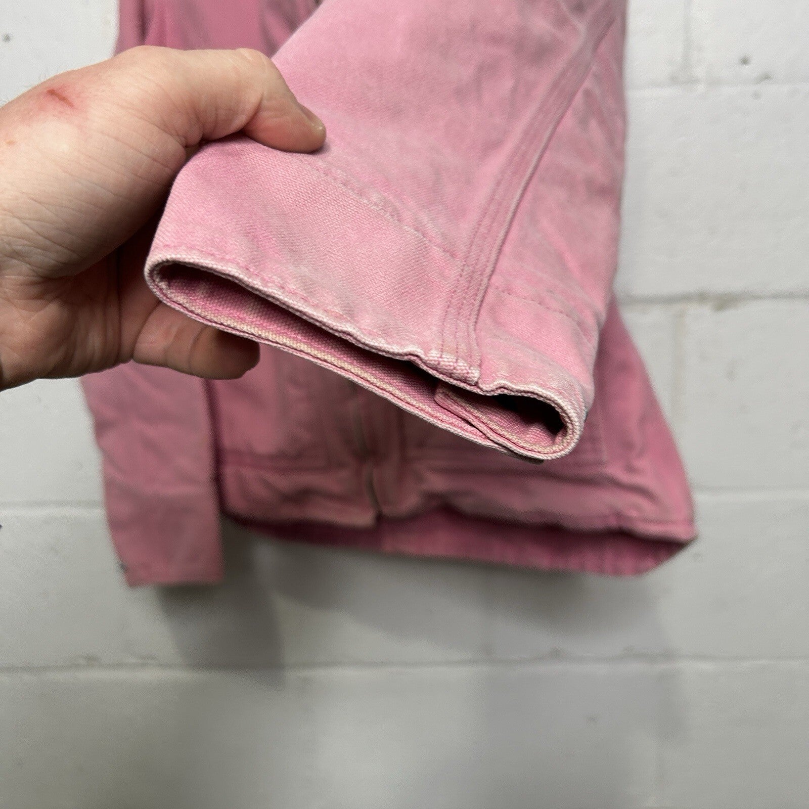 Vintage Carhartt Sherpa-Lined Canyon Jacket “Pink Rose” WJ022 PKR Women’s Small