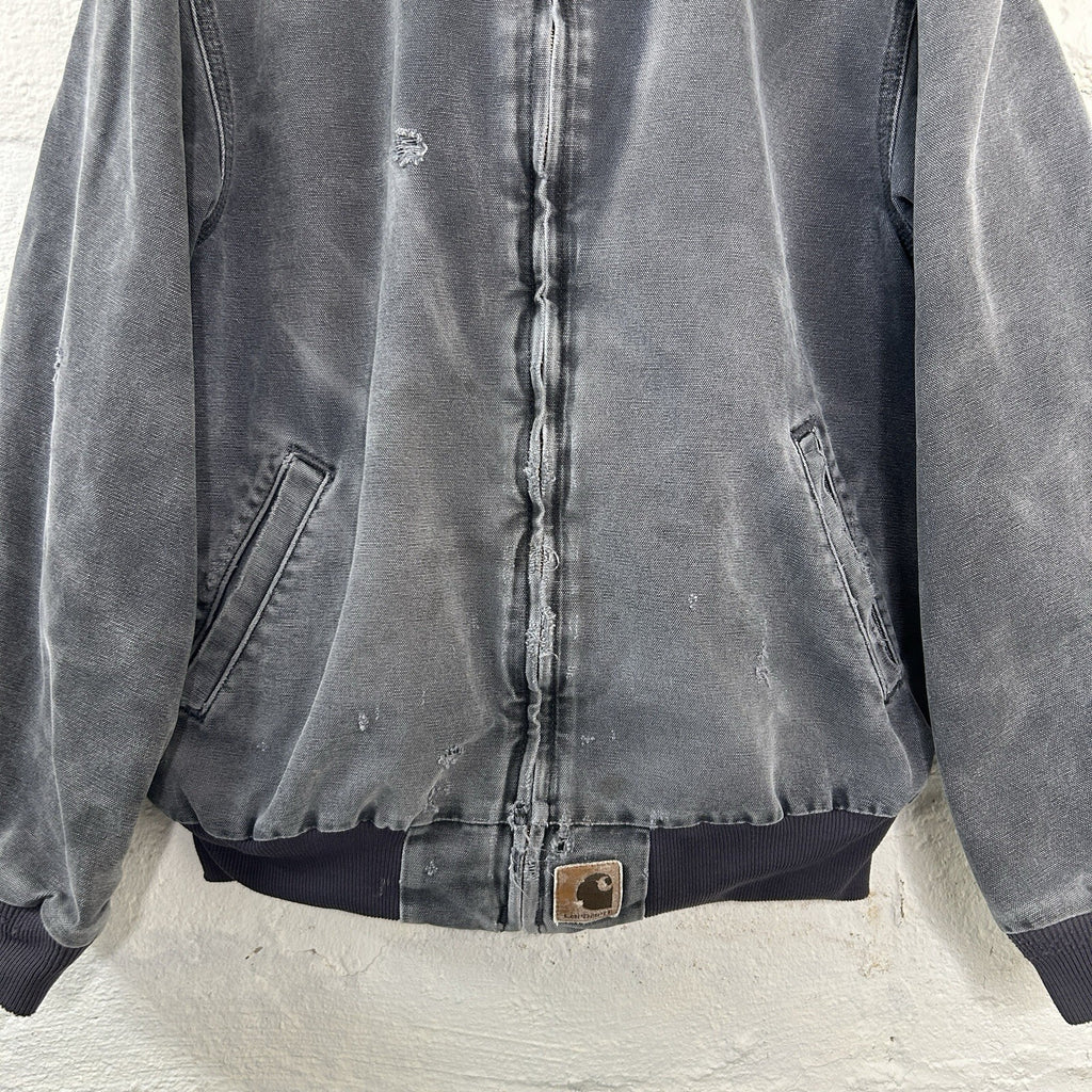 Vintage Carhartt Mesh-Lined Santa Fe Bomber Jacket “Petrol” J102 PTL Men’s Small