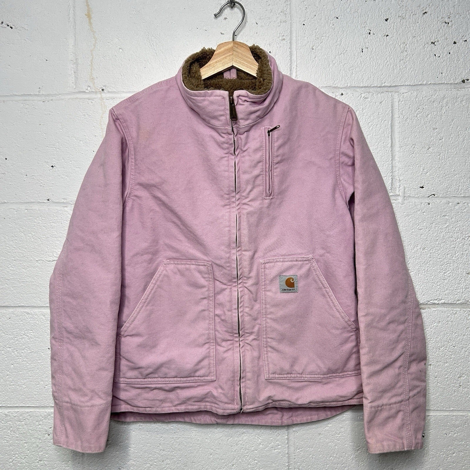 Carhartt Sherpa-Lined Canyon Jacket “Light Pink” WJ022 FPL