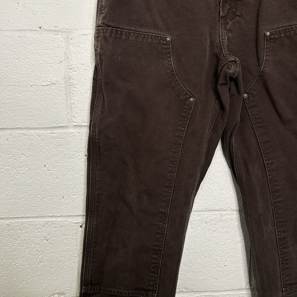 Vintage Carhartt DoubleKnee Dungaree Pants “Dark Brown”