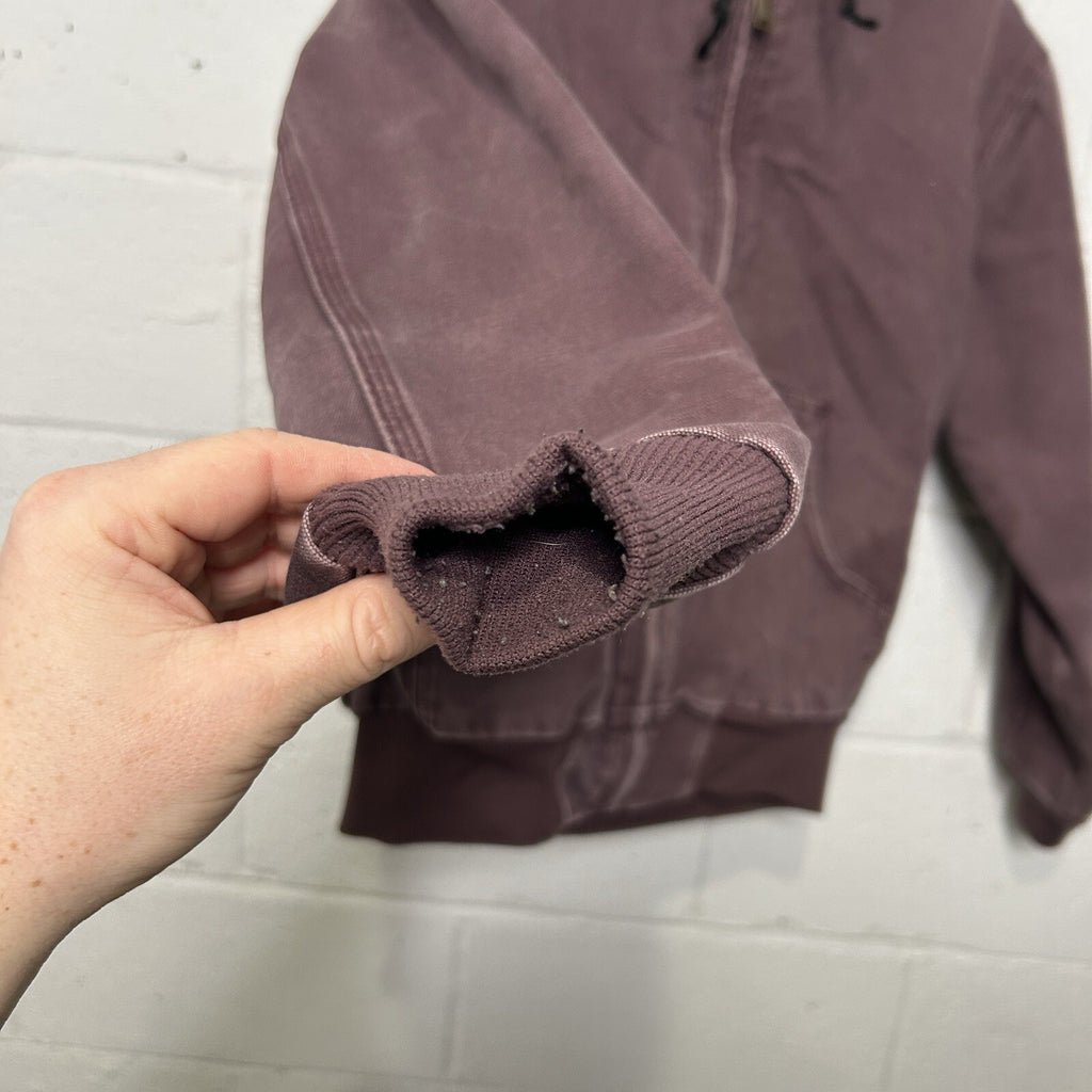 Vintage Carhartt Quilted Active Jacket “Deep Plum” WJ130 DPM Women’s Small