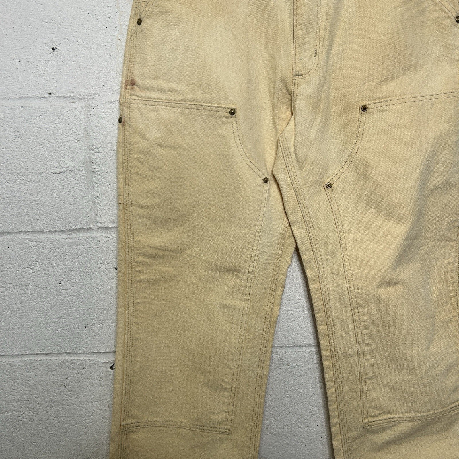 Vintage Carhartt Canvas DoubleKnee Pants “Banana”