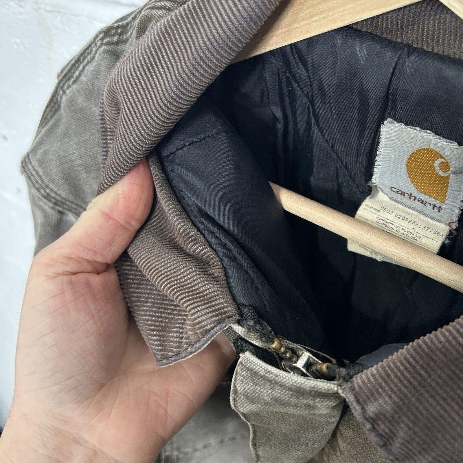 Vintage Carhartt Quilted Artic Jacket “Chestnut” C26 CHT Men’s X-Large