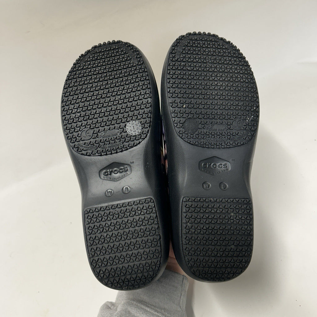 Crocs Neria Pro II Slip-Resistant Clogs Graphic “Tie-Dye” Women’s 8 New