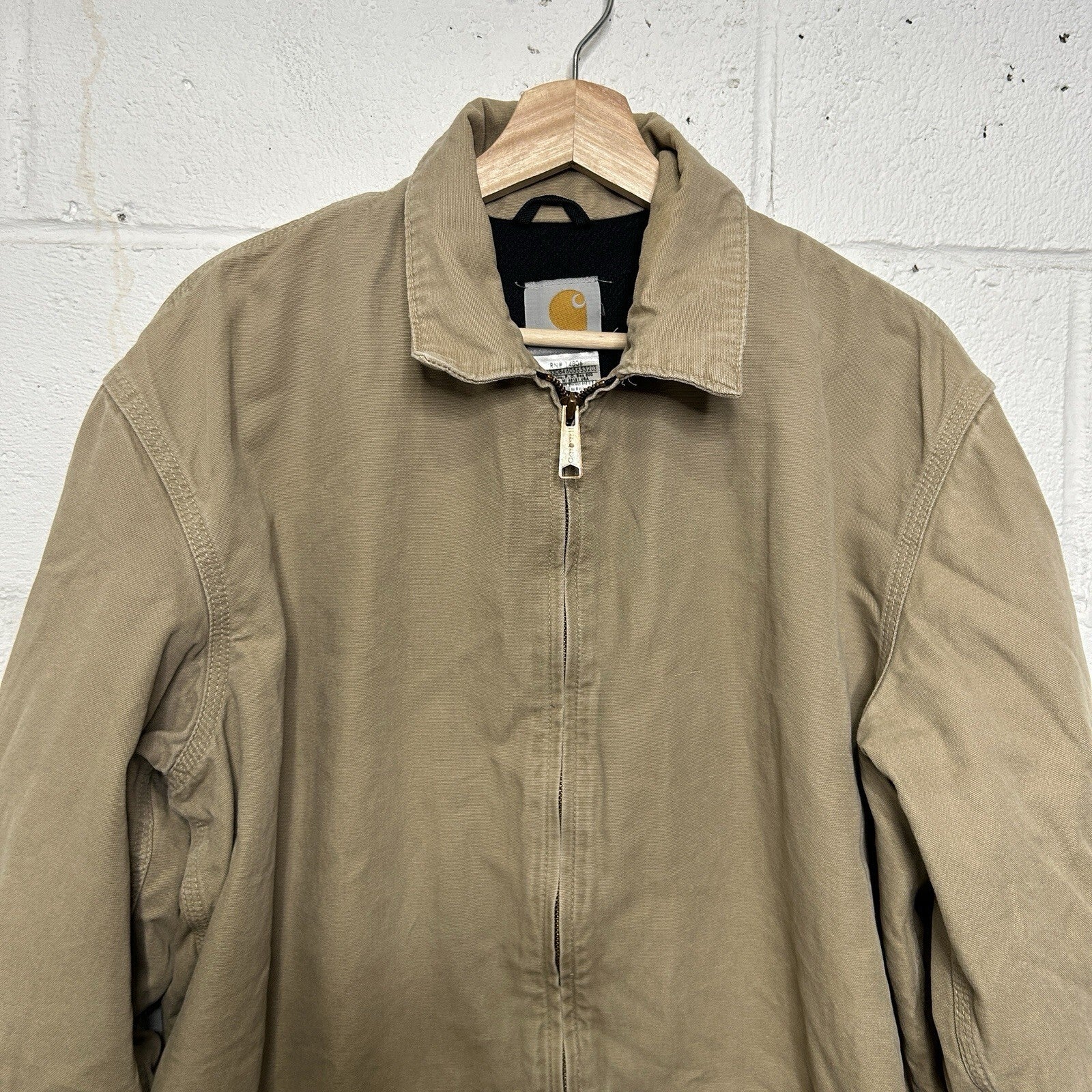 Y2K Carhartt Hamilton Thermal-Lined Jacket “Golden Khaki” J210 GKH Men’s Medium