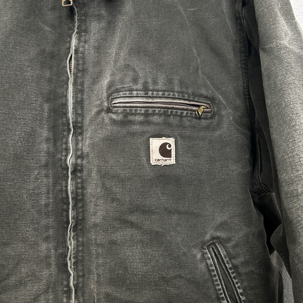 Vintage Carhartt Blanket-Lined Detroit Jacket “Moss Green” J97 MOS Men’s X-Large