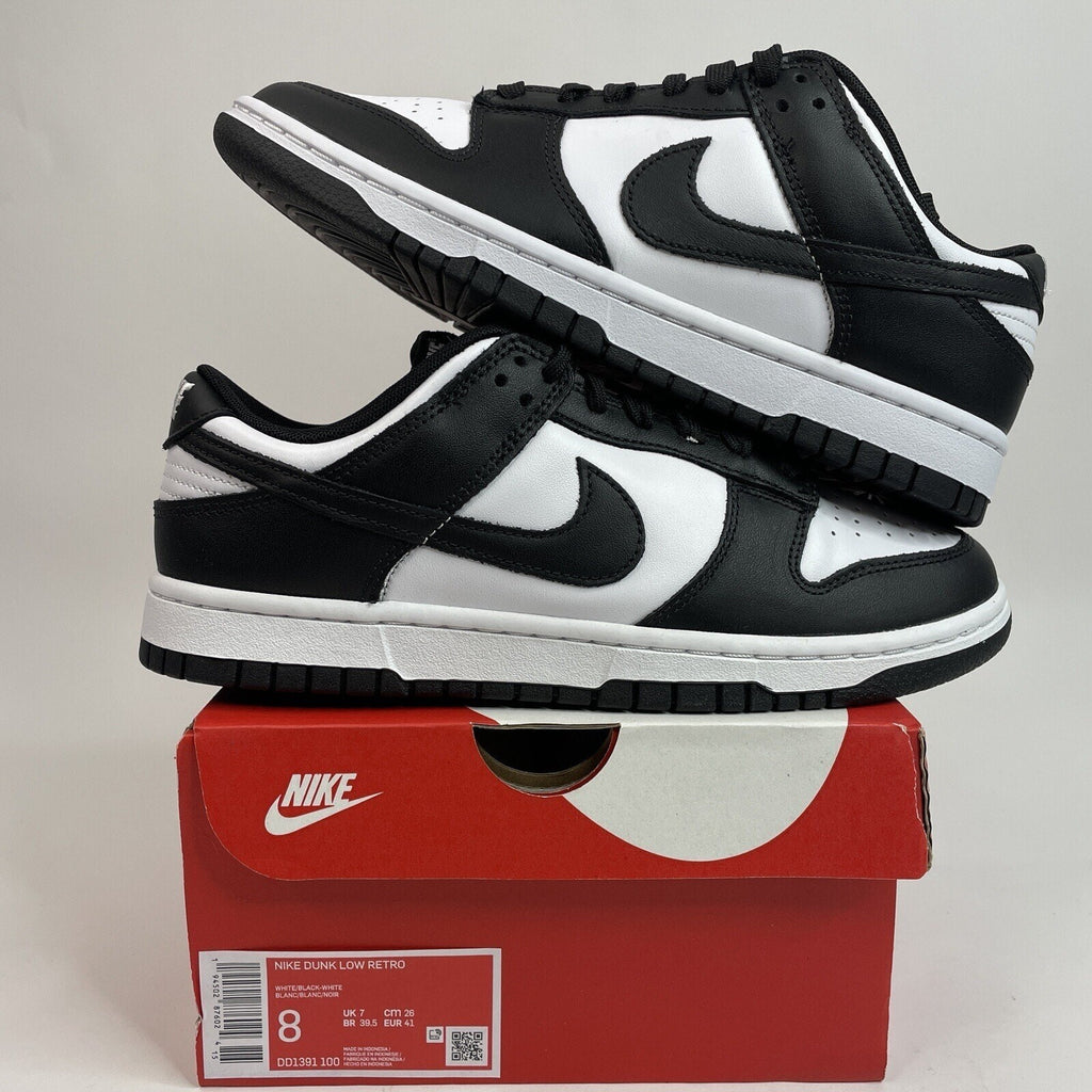 Nike Dunk Low Retro “Black White/Panda” DD1391-100 Men’s 8/Women’s 9.5 Brand New
