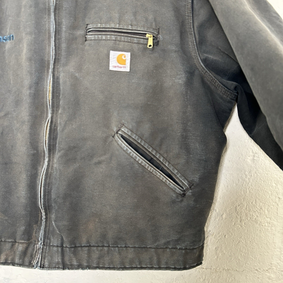Vintage Carhartt Blanket-Lined Detroit Jacket “Black” J01