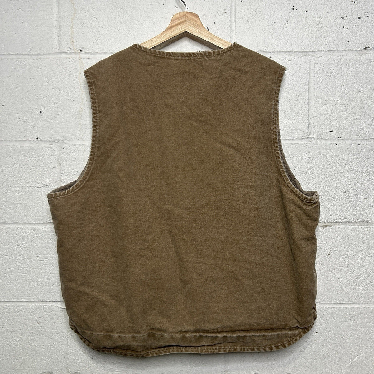 Vintage Carhartt Sherpa-Lined Canvas Vest “Camel” V26 CML