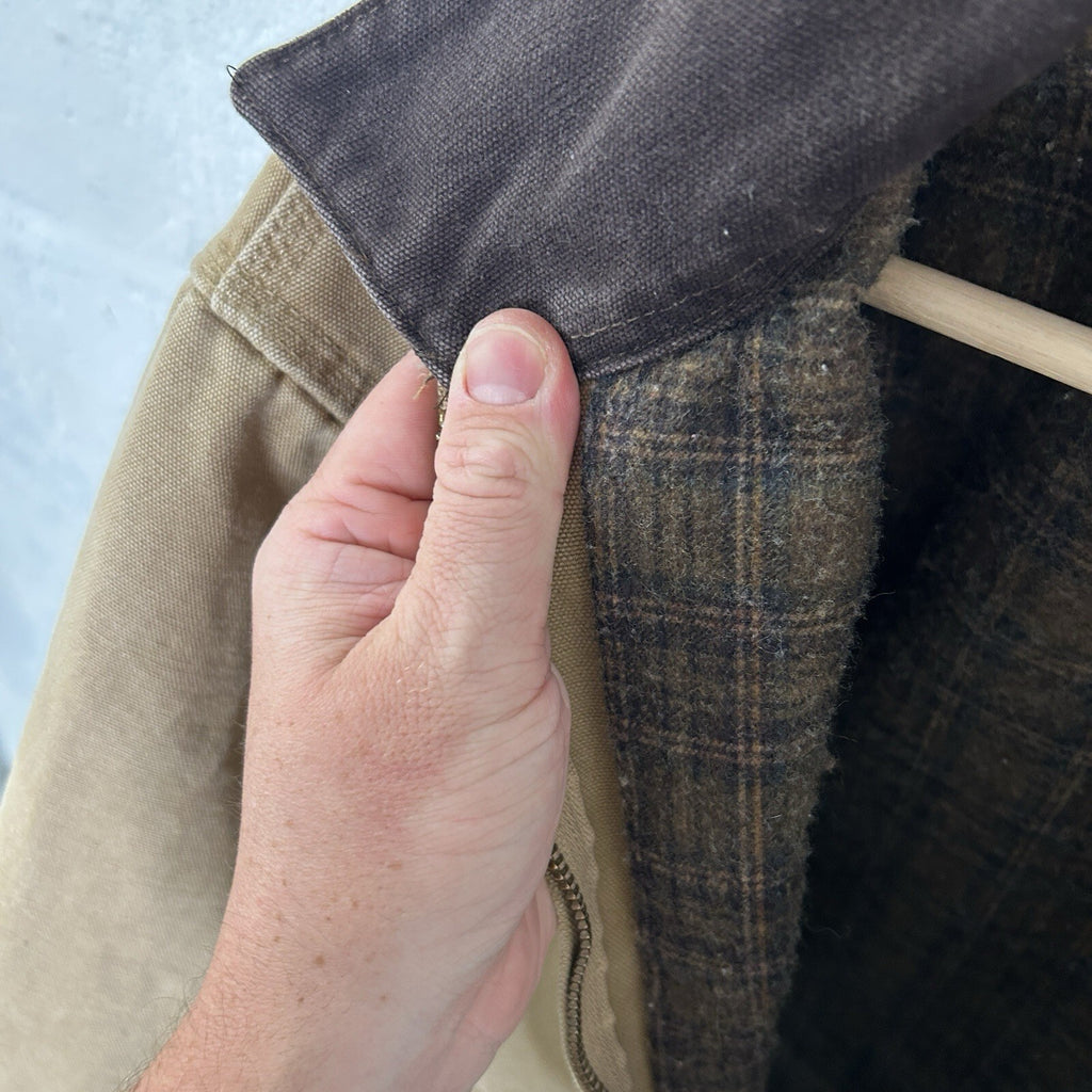 Vintage Carhartt Blanket-Lined Detroit Jacket “Camel” J97 CML Men’s X-Large