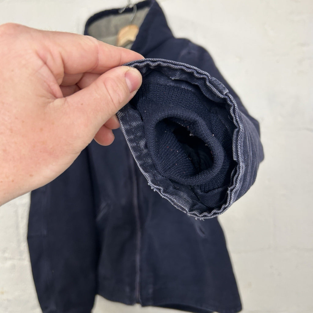 Vintage Carhartt Hooded Detroit Jacket “Midnight Blue” J141 MDT Men’s Large
