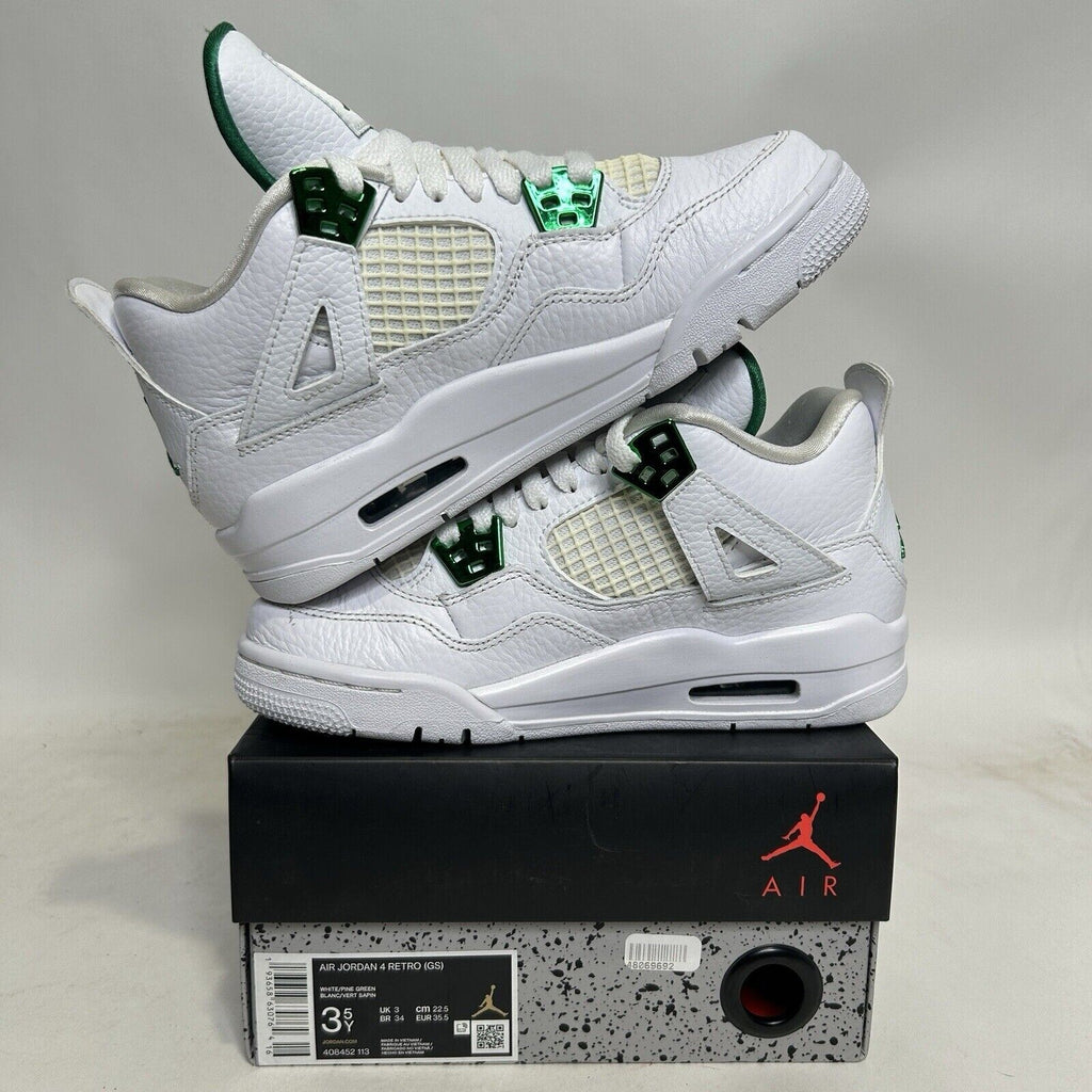 Nike Shoes Air Jordan 4 Retro GS “Metallic Green” 2024