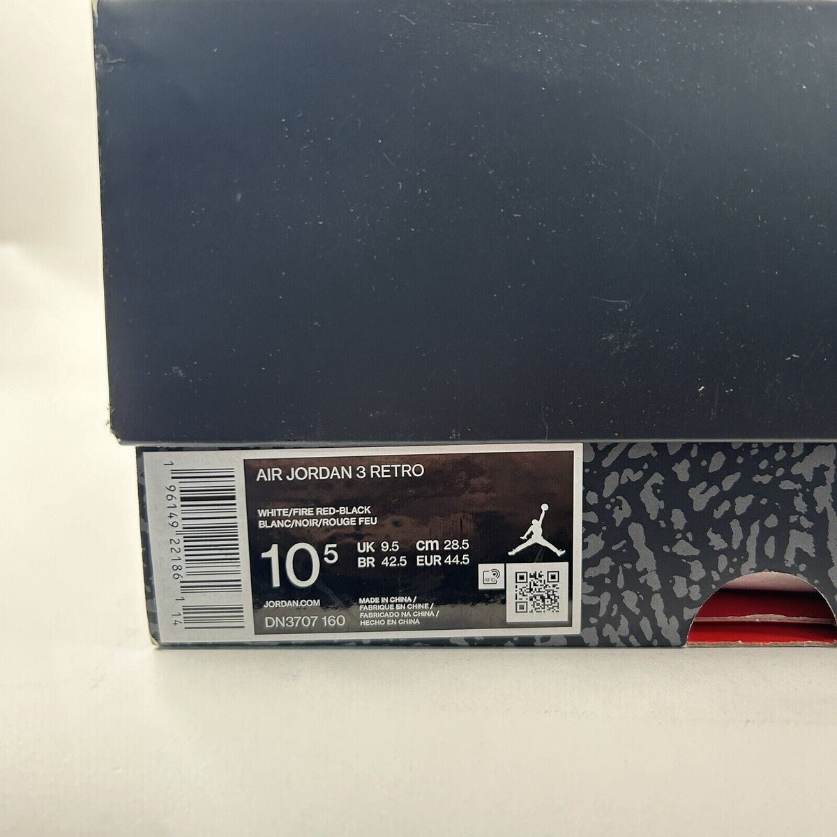 Nike Shoes Air Jordan 3 Retro OG “Fire Red” 2024