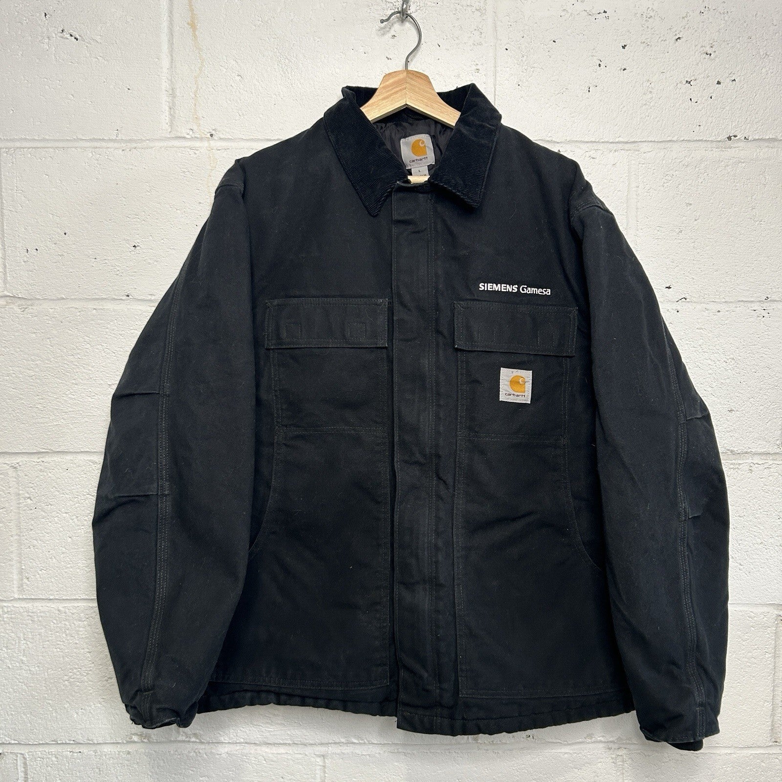 Carhartt Quilt-Lined Artic Traditional Jacket “Black” C003 BLK Men’s Large