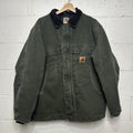 Vintage Carhartt Quilted Arctic Jacket “Moss Green” C26 Men’s Large