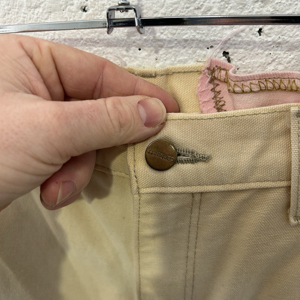 Vintage Carhartt Canvas DoubleKnee Pants “Banana”