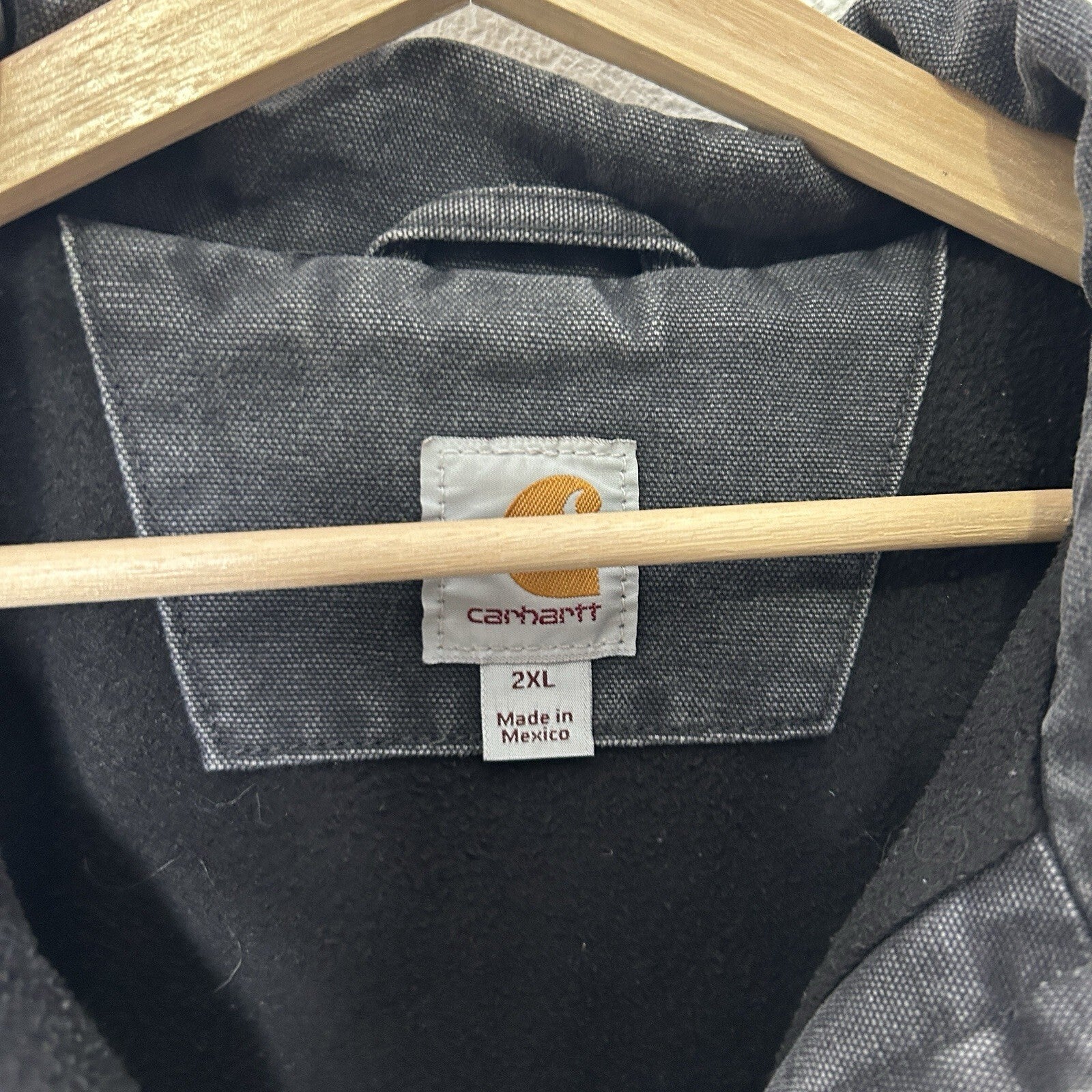 Carhartt Berwick Fleece-Lined Jacket “Black” 101230-001 Men’s 2XL