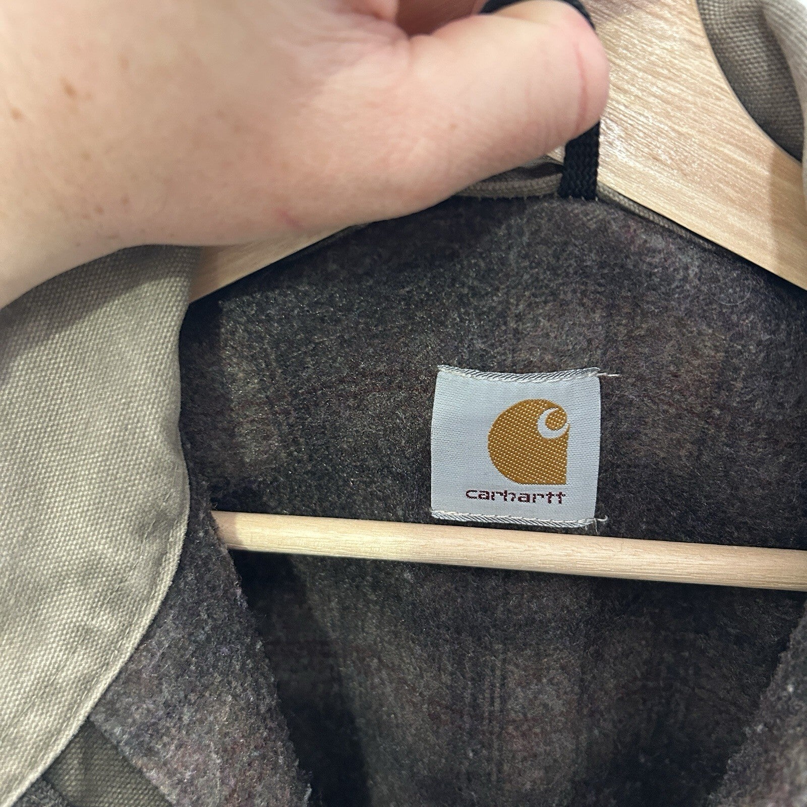 Vintage Carhartt Blanket-Lined Detroit Jacket “Timber” J97 TMB Men’s 2XL