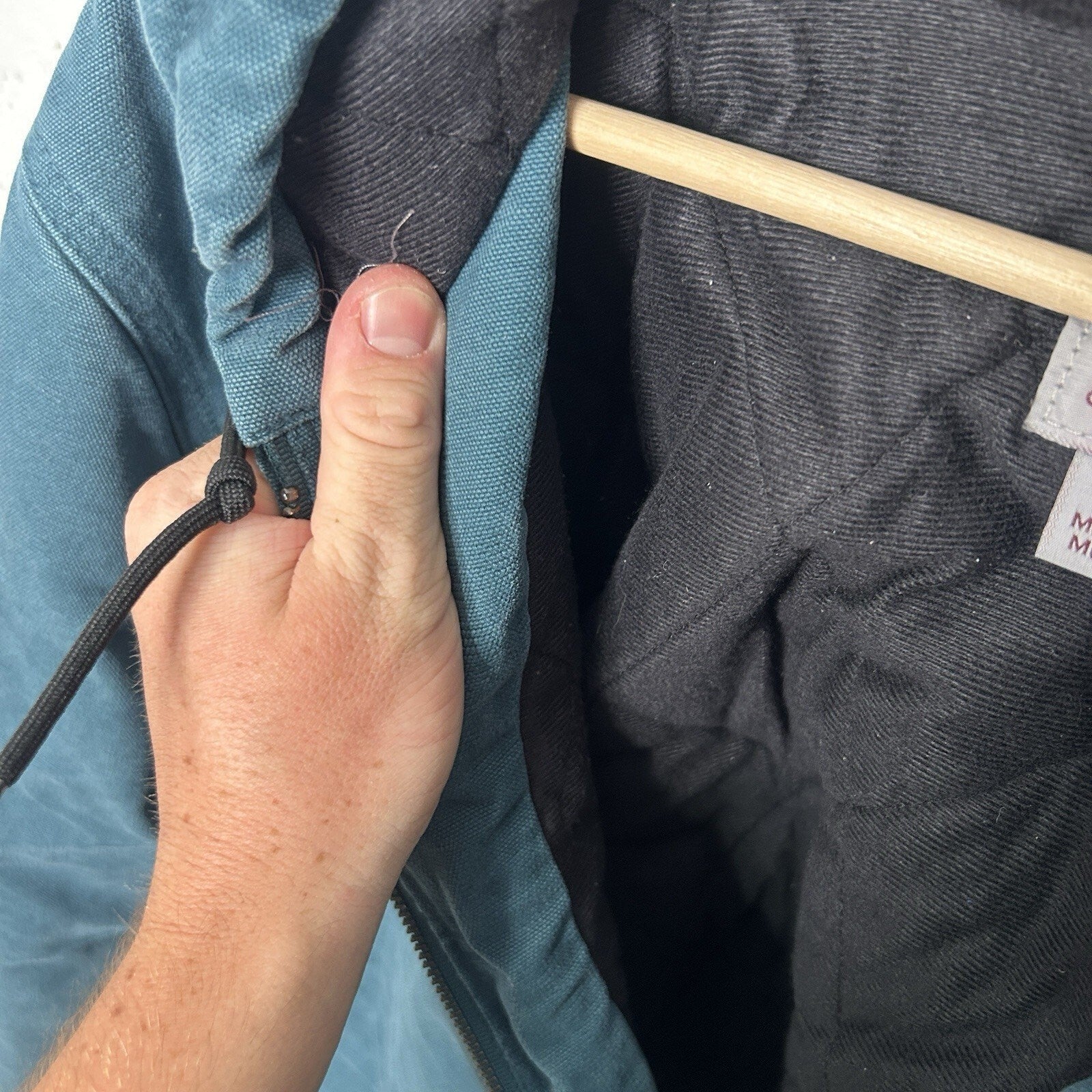 Y2K Carhartt Quilted Active Jacket “Teal Blue” WJ130-443
