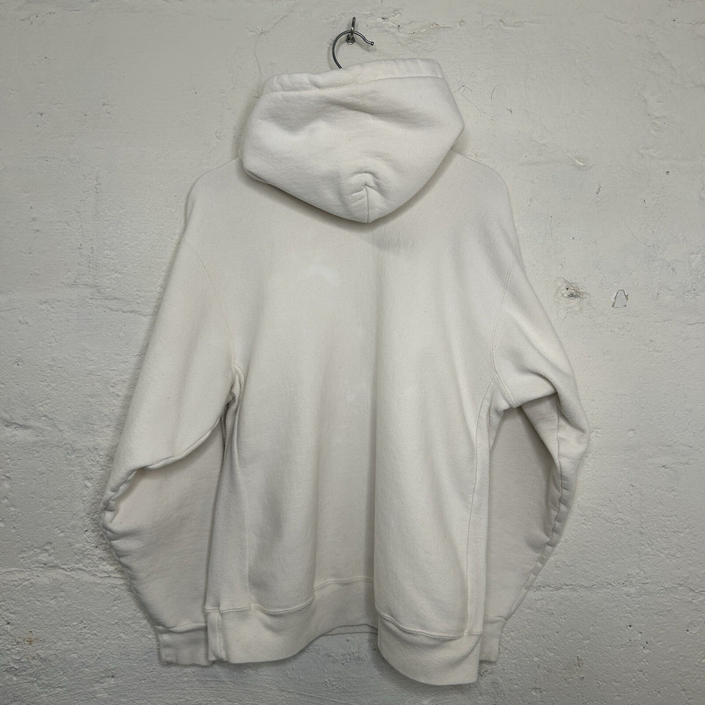 Vintage Carhartt Rugged Wear Pullover Hoodie “White/Cream” Men’s Medium