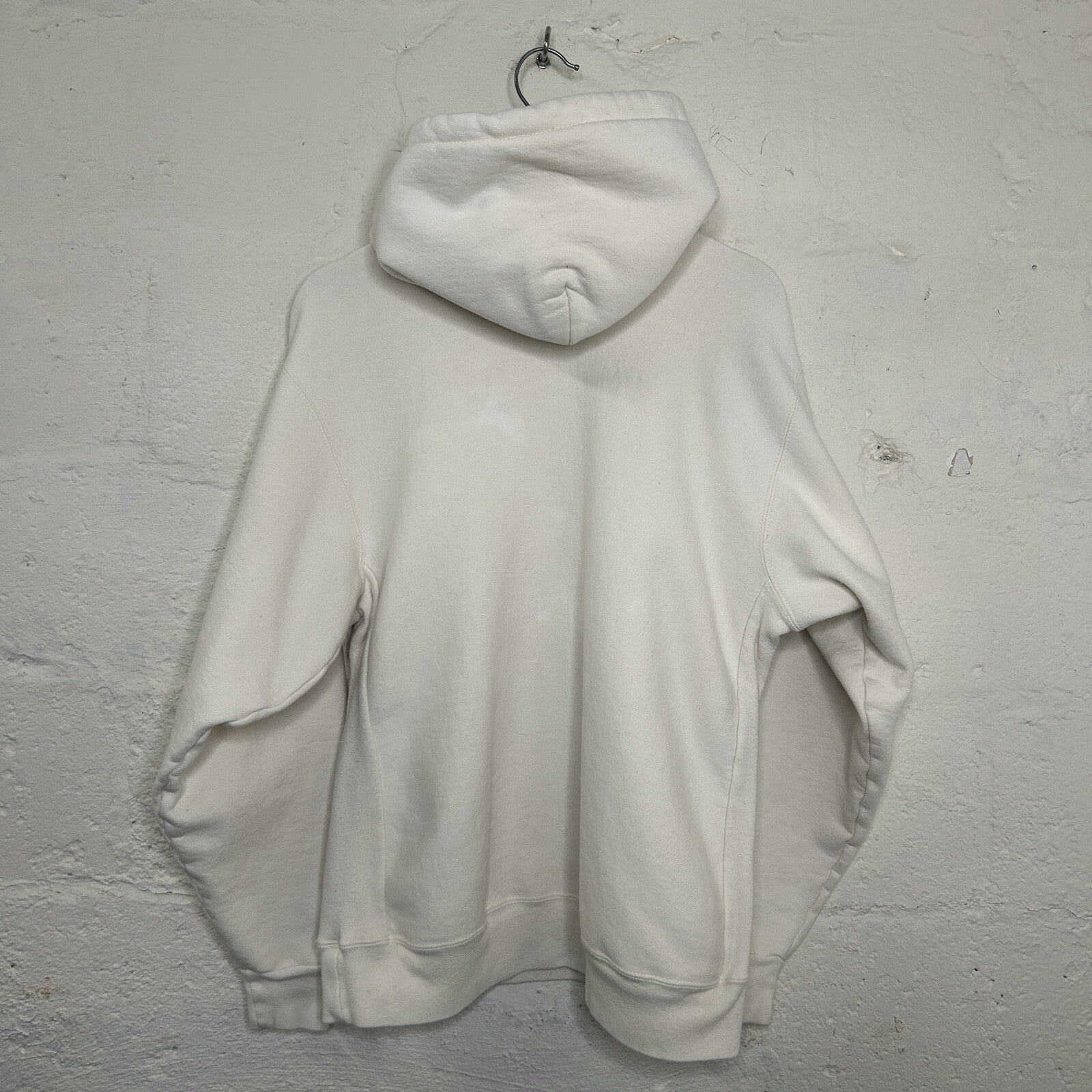 Vintage Carhartt Rugged Wear Pullover Hoodie “White/Cream” Men’s Medium