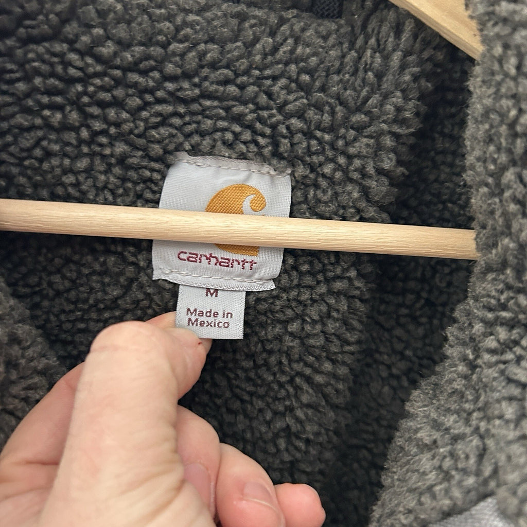 Carhartt Sandstone Sherpa-Lined Vest “Gravel” V33 GVL