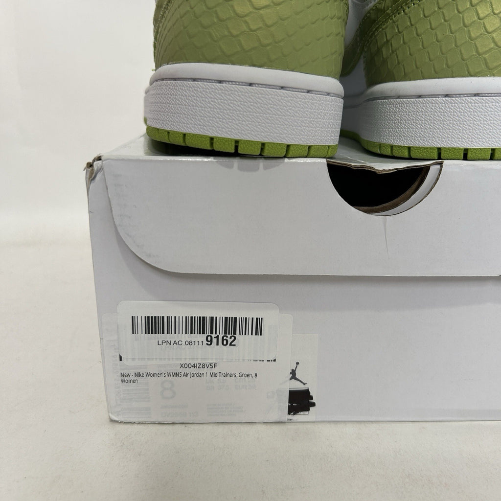 Nike Air Jordan 1 Retro Mid SE WMNS “Green Python” DV2959-113 Women’s 8 New