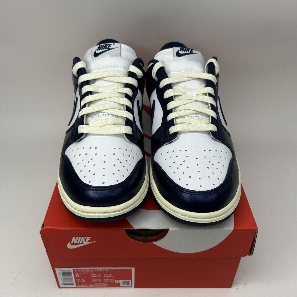 Nike Dunk Low Premium WMNS “Vintage Navy” FN7197-100 Women’s 9 New