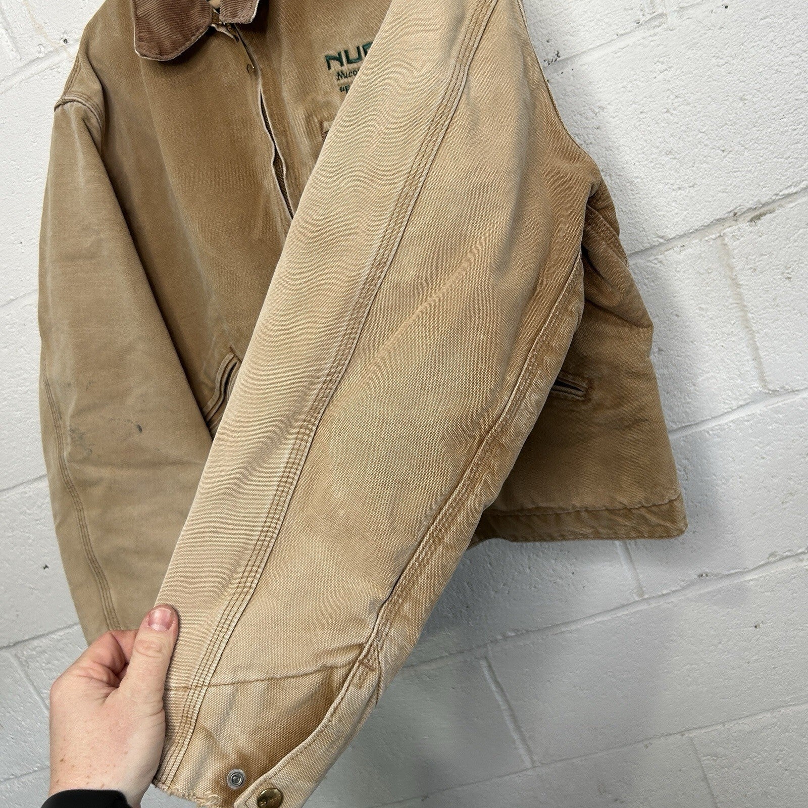 Vintage Carhartt Blanket-Lined Detroit Jacket “Brown” J01 BRN 44R/Men’s Large