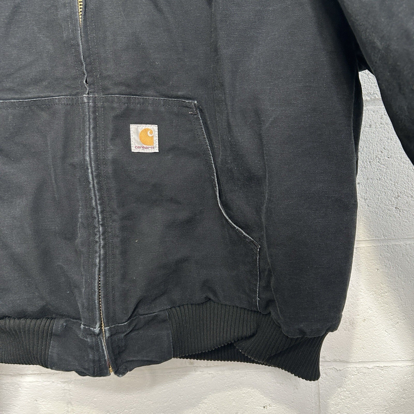 Vintage Carhartt Quilted Hooded Active Jacket “Black” J140 BLK Men’s 2XL