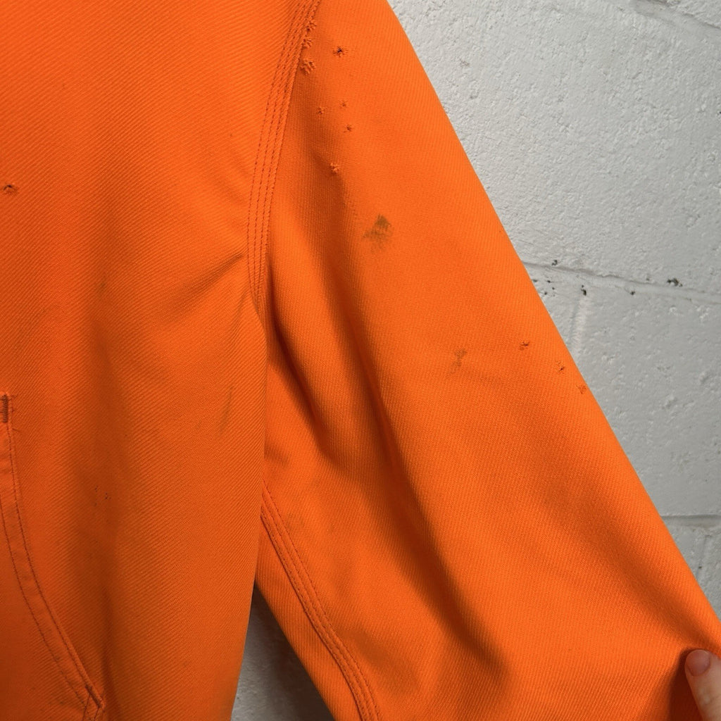 Vintage Carhartt Hooded Active Jacket “Blaze Orange” JRW09 Men’s Medium