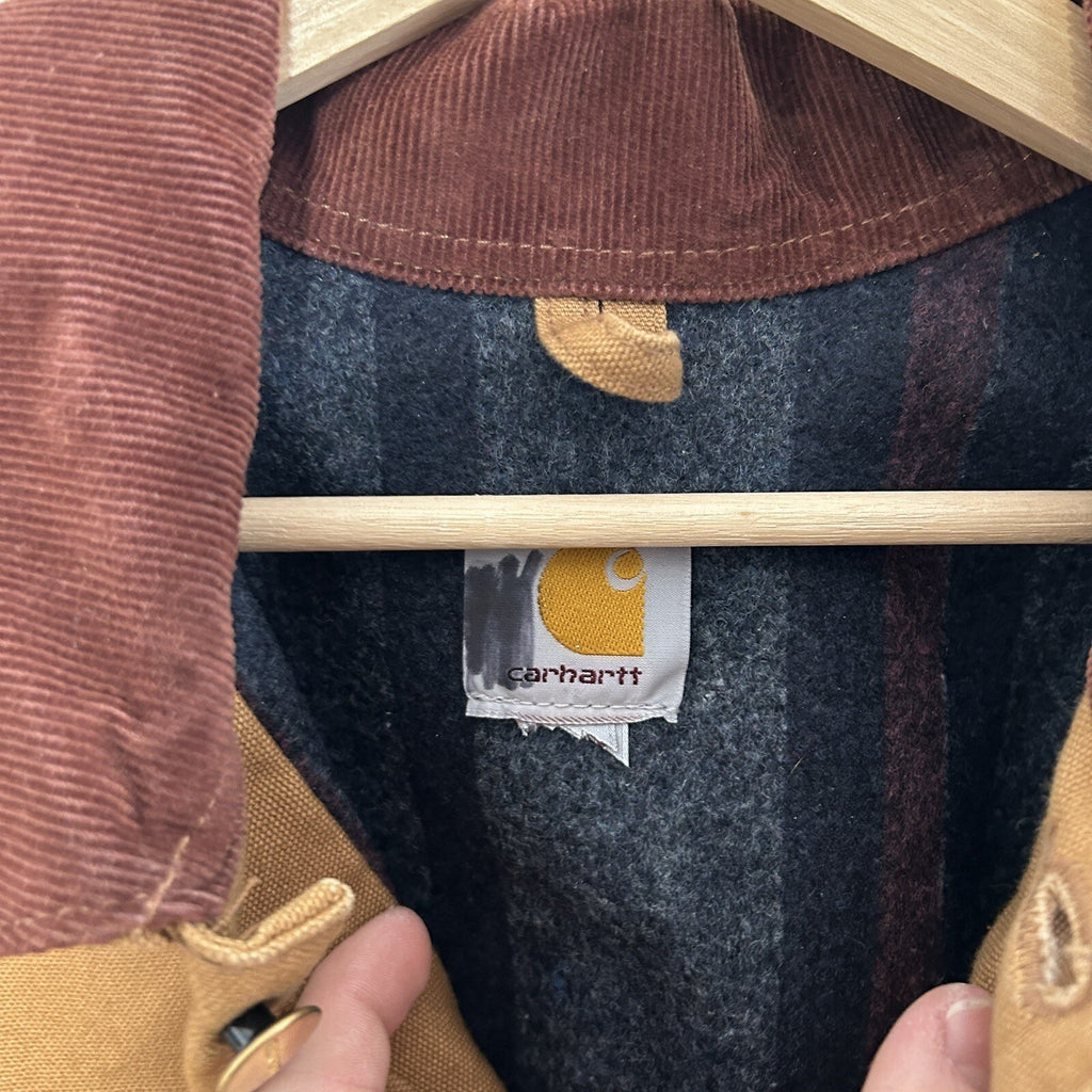 Carhartt Blanket Lined Corduroy Collar Chore Coat “Brown” C001 BRN Men’s XL