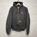 Carhartt Quilted Hooded Active Jacket “Gravel” Google 103940-GVL Men’s Small