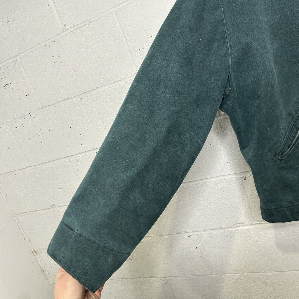 Vintage Carhartt Wool-Lined Detroit Jacket “Hunter Green” J43HTG Men’s X-Large