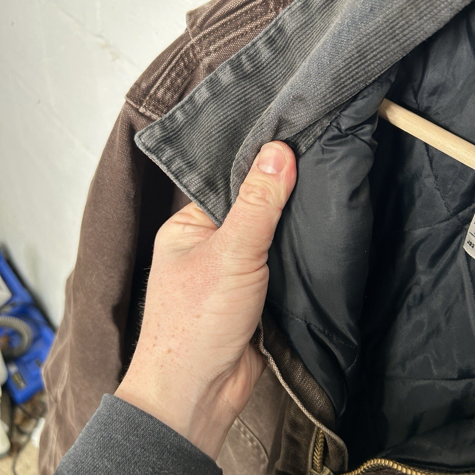 Vintage Carhartt Quilted Traditional Jacket “Dark Brown” J22 DKB Men’s Large