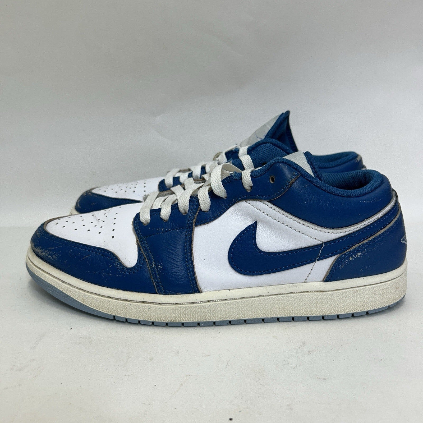 Nike Air Jordan 1 Retro Low “White Industrial Blue”  FN5214-141 Men’s 10