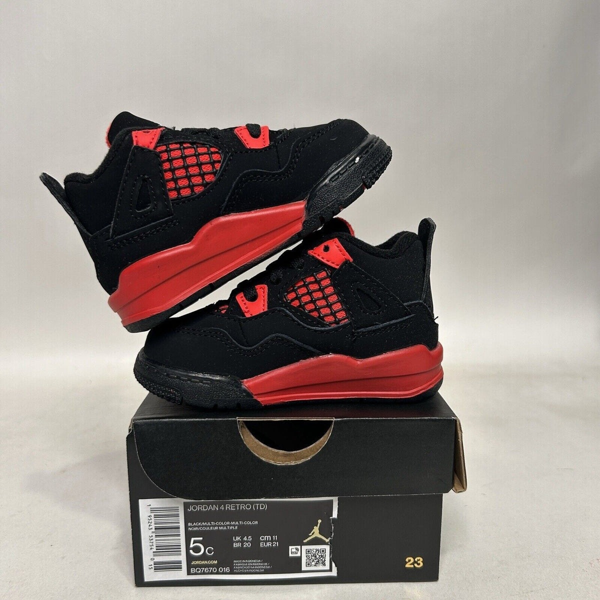 Nike Air Jordan 4 Retro TD “Red Thunder” 2024
