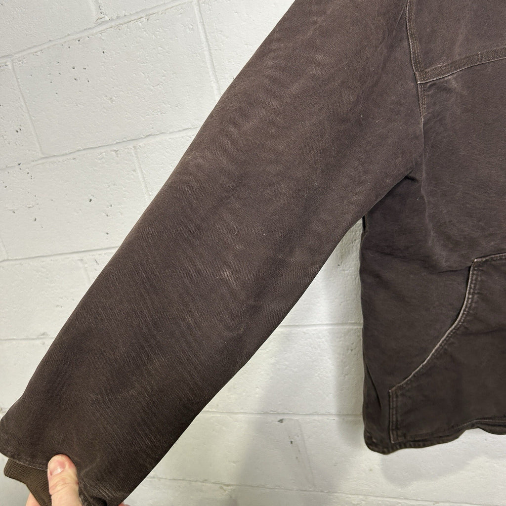 Vintage Carhartt Sherpa-Lined Ridge Jacket “Dark Brown” C61 DKB Men’s Medium