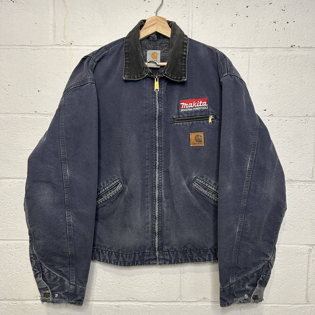 Vintage Carhartt Blanket-Lined Detroit Jacket “Petrol” Makita J64 PTL Men’s XL