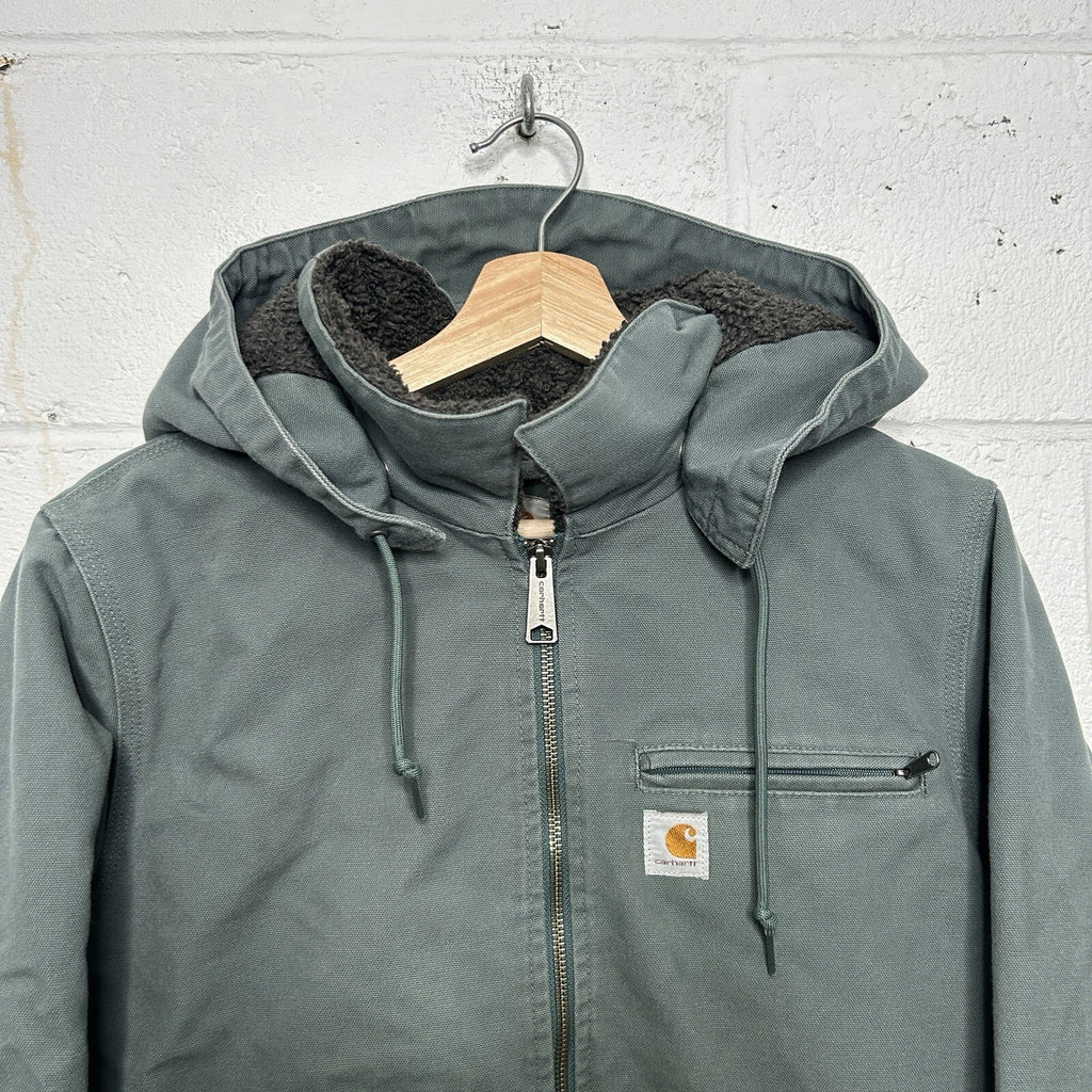Carhartt Sherpa-Lined Wildwood Jacket “Balsam Green” 100815 G02 Women’s Large
