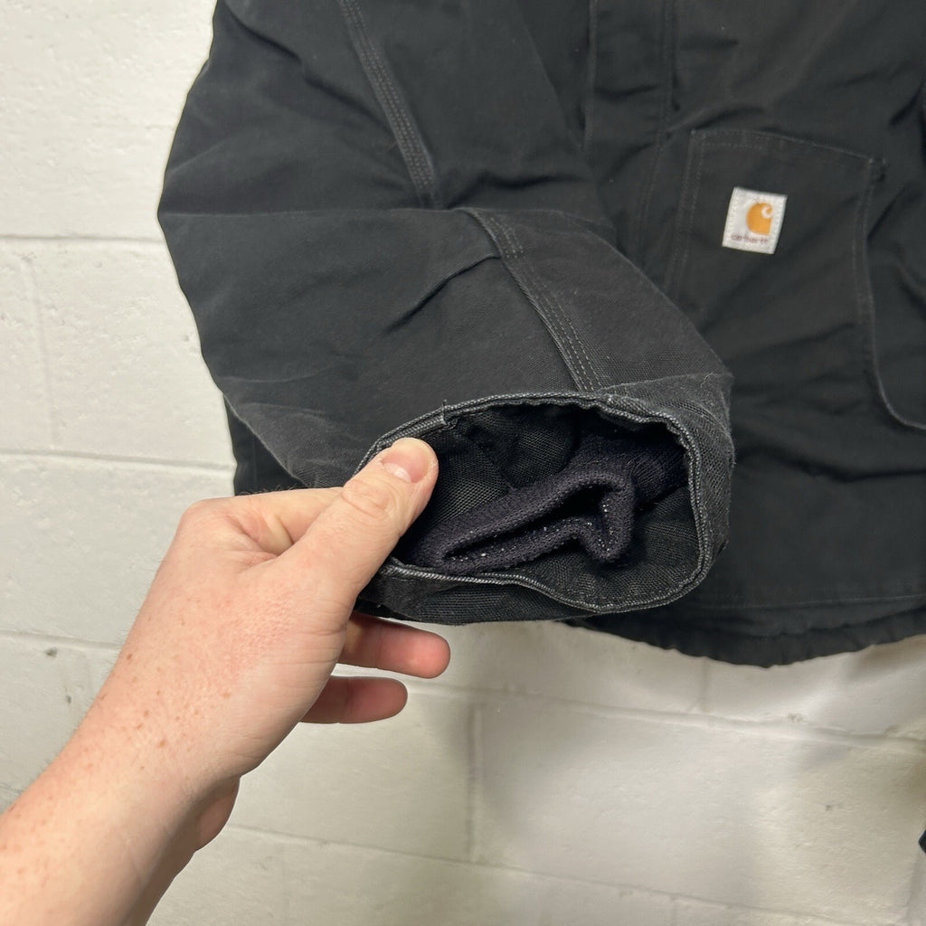 Y2K Carhartt Quilt-Lined Artic Jacket “Black” J002 BLK Men’s Large