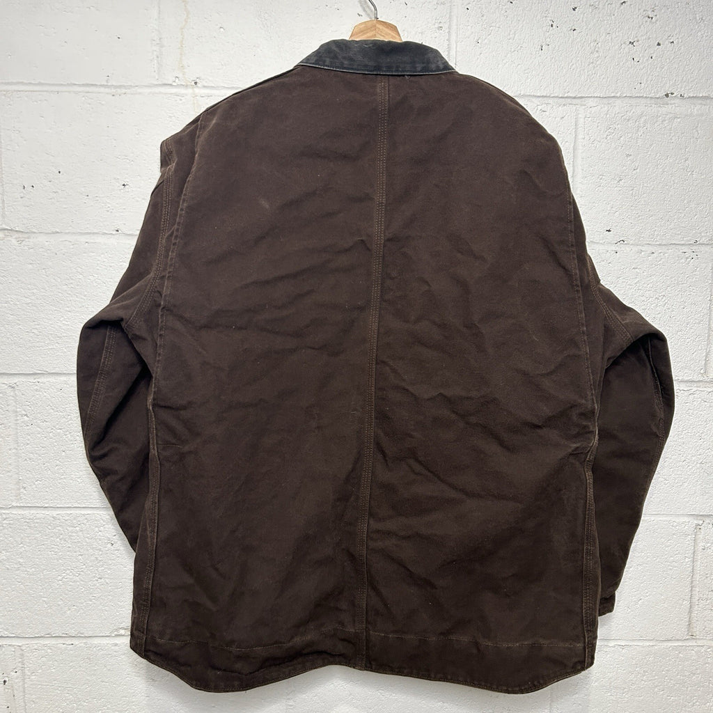 Vintage Carhartt Sherpa-Lined Ridge Jacket “Dark Brown” C61 DKB Men’s X-Large