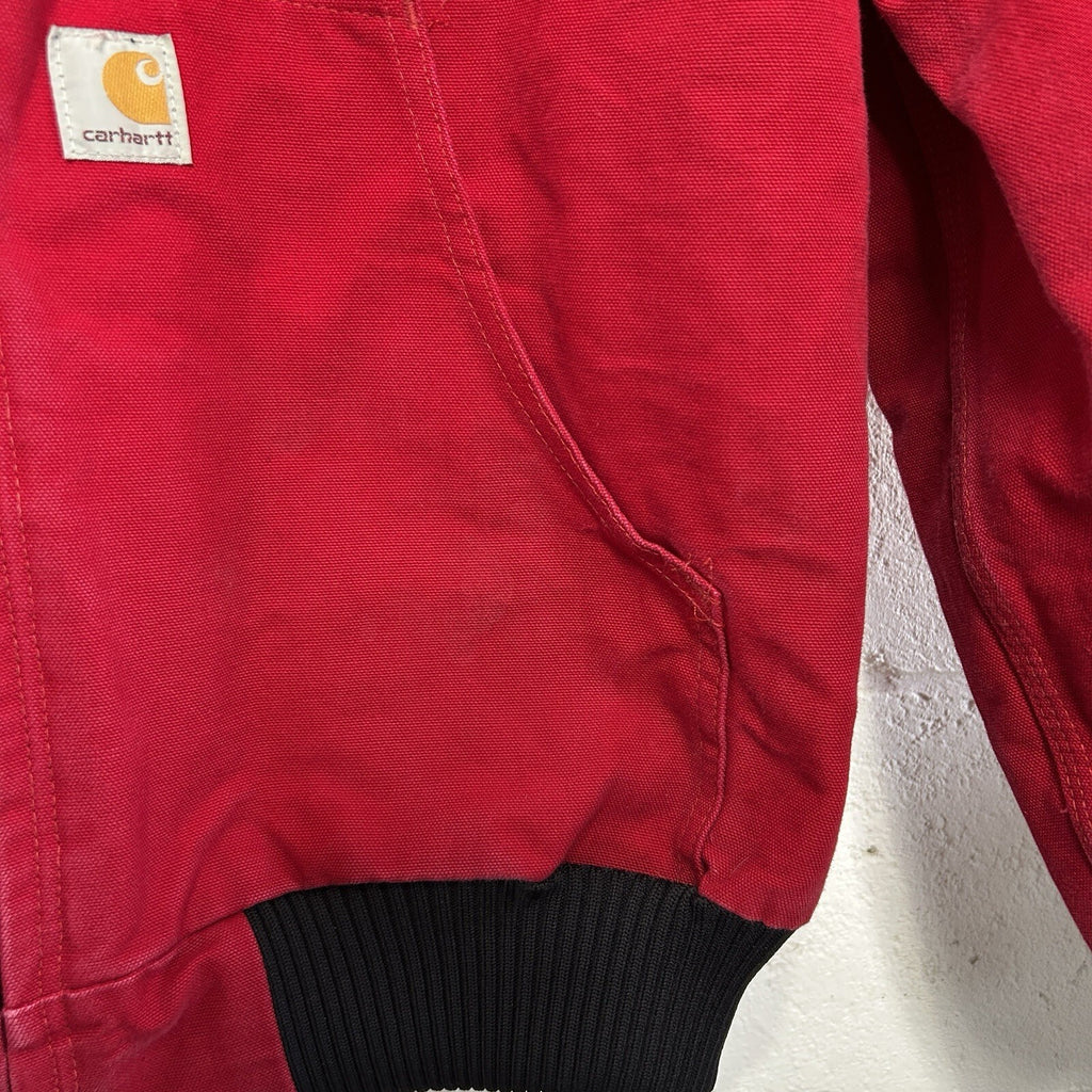 Vintage Carhartt Quilted Hooded Active Jacket “Red” J04 RED Men’s Large