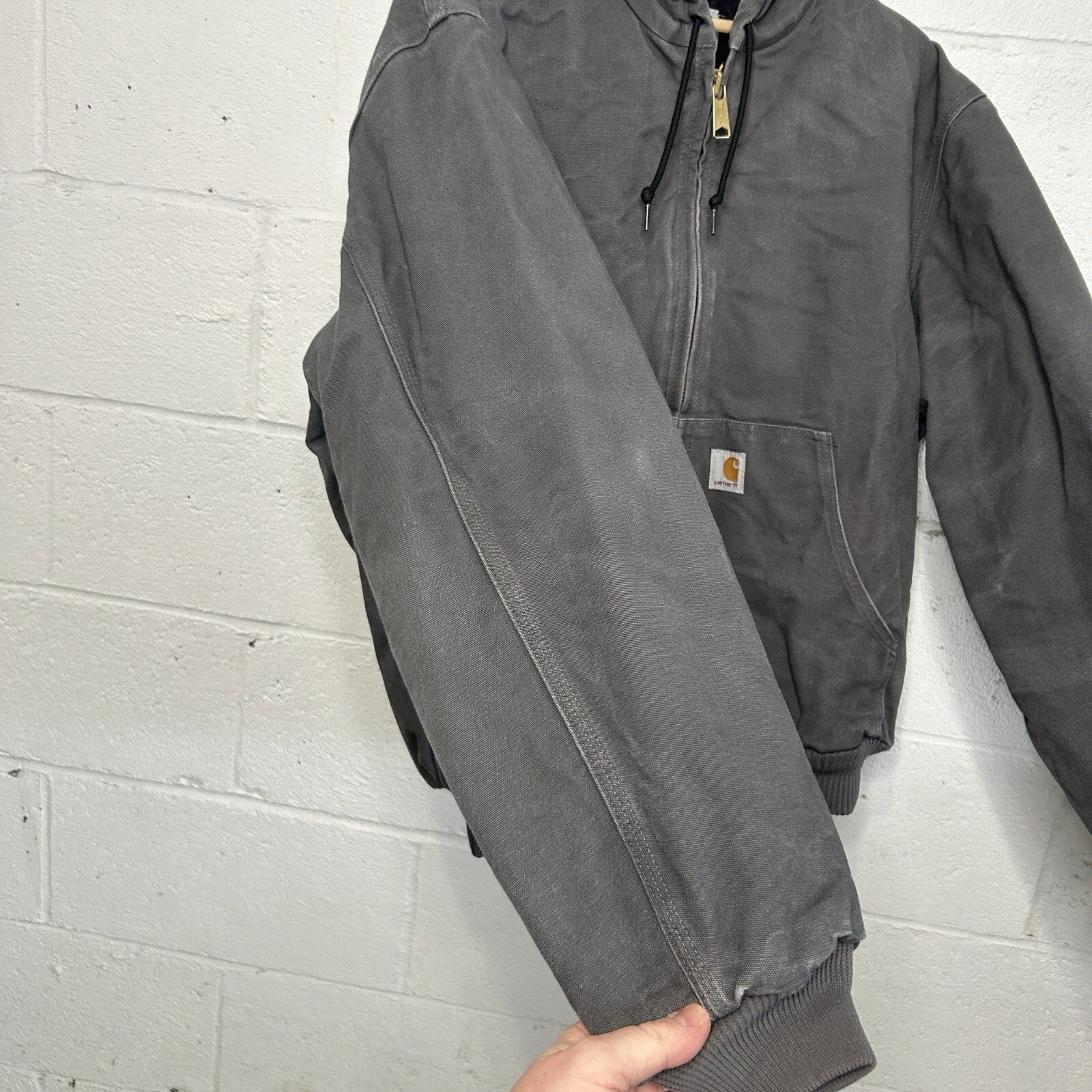 Carhartt Quilted Hooded Active Jacket “Gravel/Grey” J140-GVL Men’s Large