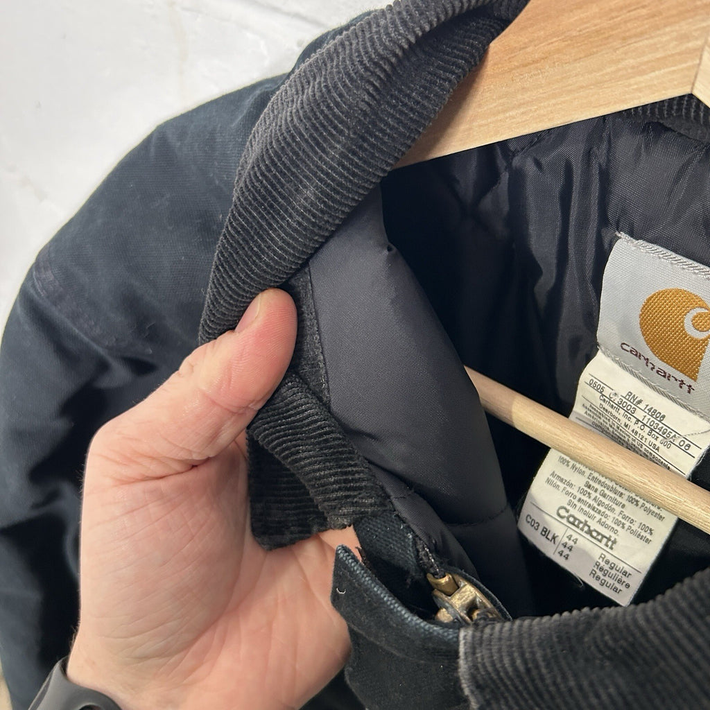 Vintage Carhartt Quilted Artic Jacket “Black” C03 BLK Men’s 44/XL