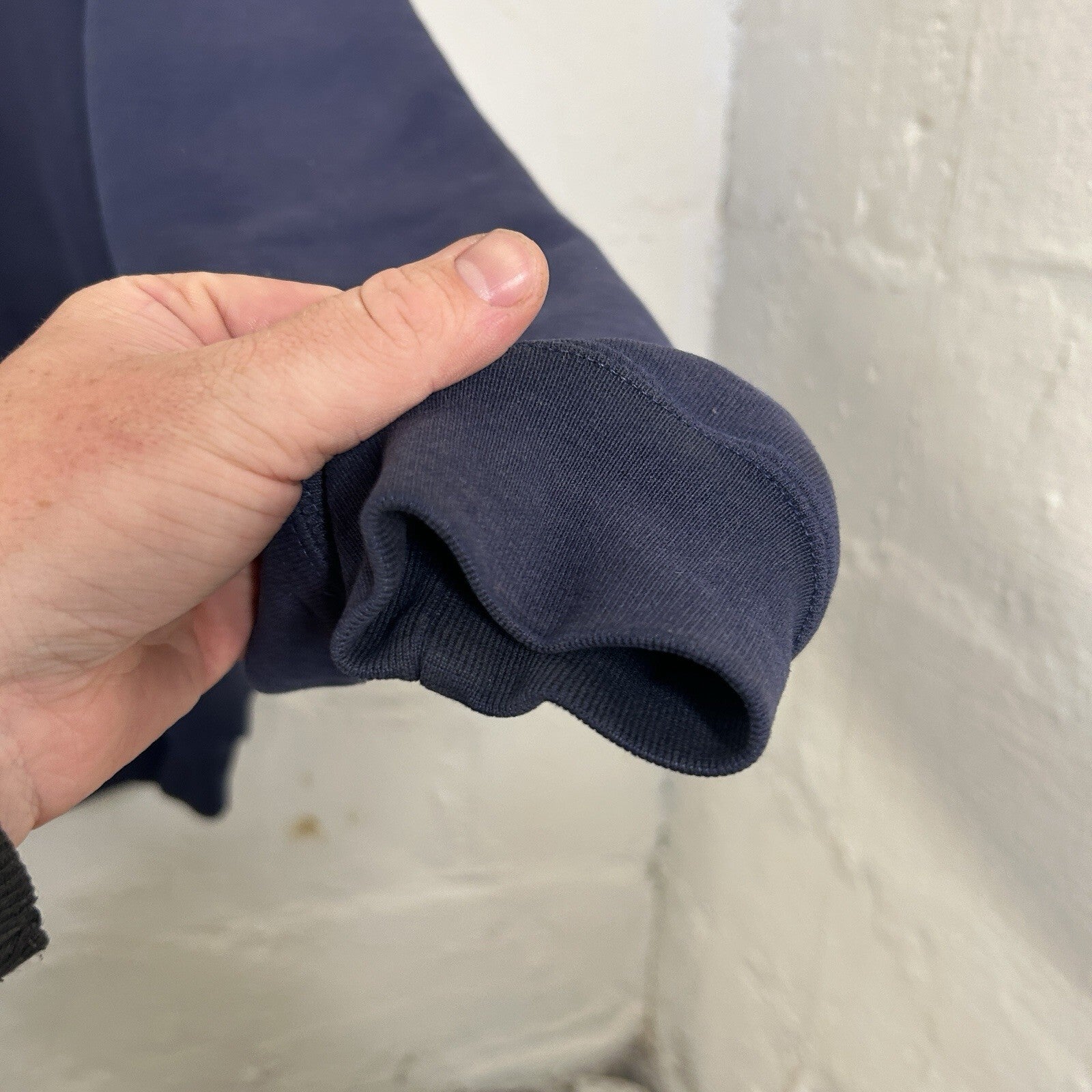 Vintage Carhartt Thermal-Lined Zip-Up Hoodie “Navy Blue” K129 NVY Men’s X-Large